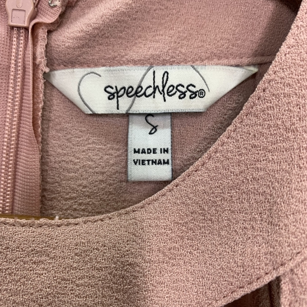 Pink Speechless‎ Dress Size Small with Pockets - Picture 6 of 13